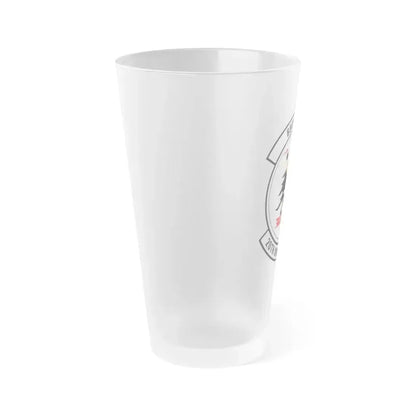 20th Bomb Squadron Emblem (U.S. Air Force) Frosted Pint Glass 16oz - Go Mug Yourself