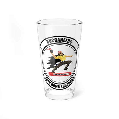 20th Bomb Squadron Emblem (U.S. Air Force) Pint Glass 16oz 16oz - Go Mug Yourself