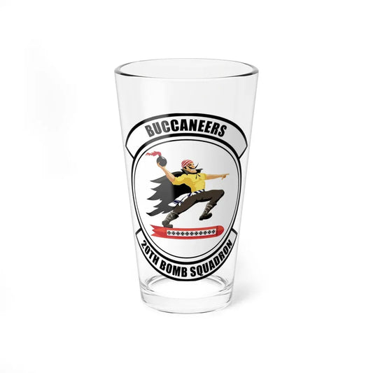 20th Bomb Squadron Emblem (U.S. Air Force) Pint Glass 16oz 16oz - Go Mug Yourself