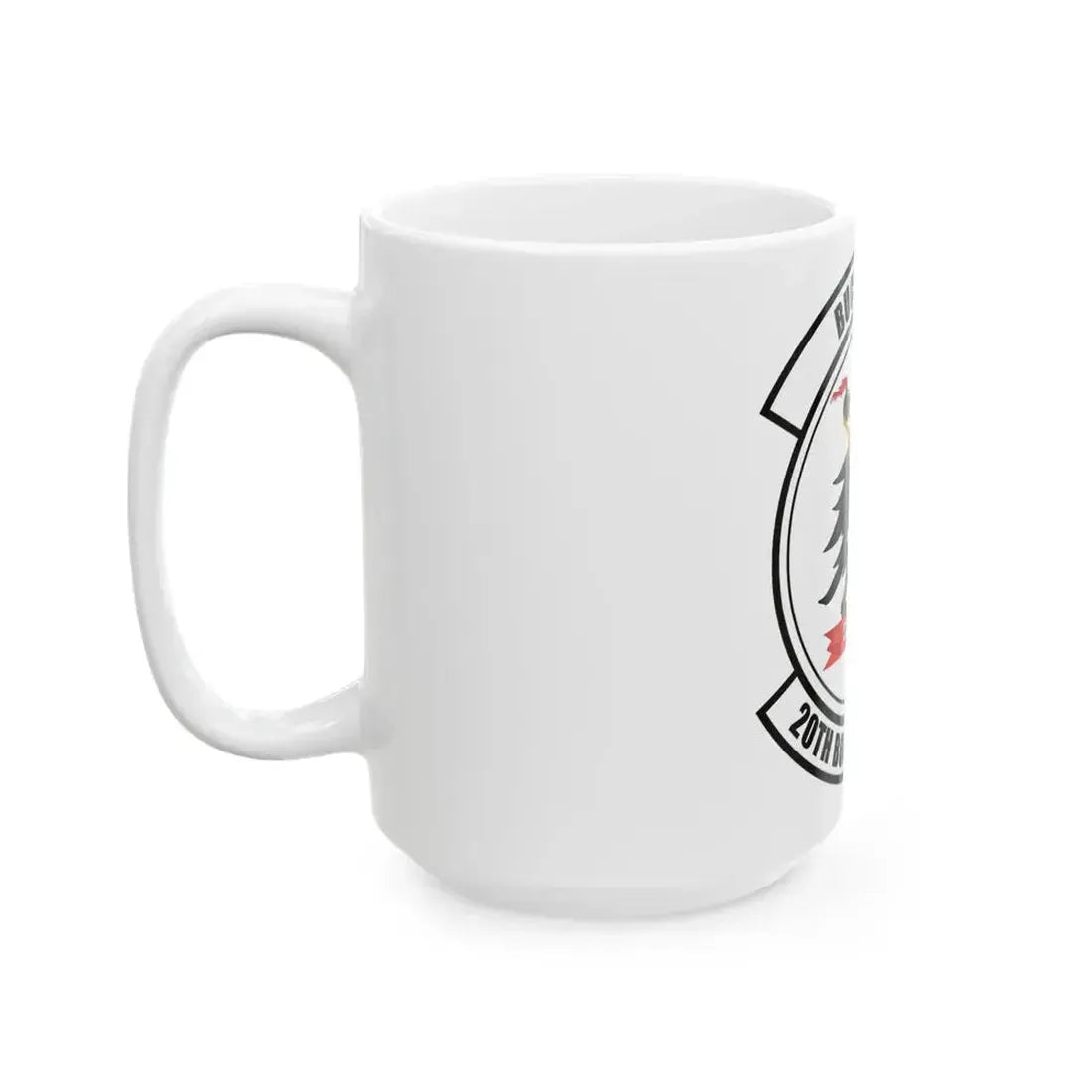 20th Bomb Squadron Emblem (U.S. Air Force) White Coffee Mug - Go Mug Yourself