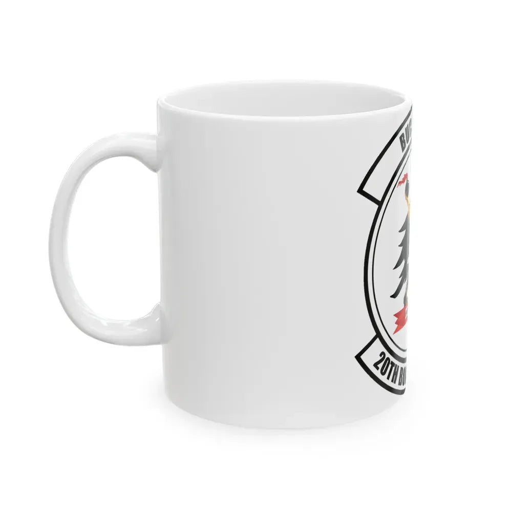 20th Bomb Squadron Emblem (U.S. Air Force) White Coffee Mug - Go Mug Yourself