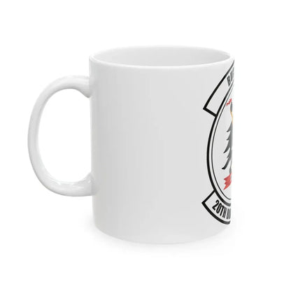 20th Bomb Squadron Emblem (U.S. Air Force) White Coffee Mug - Go Mug Yourself
