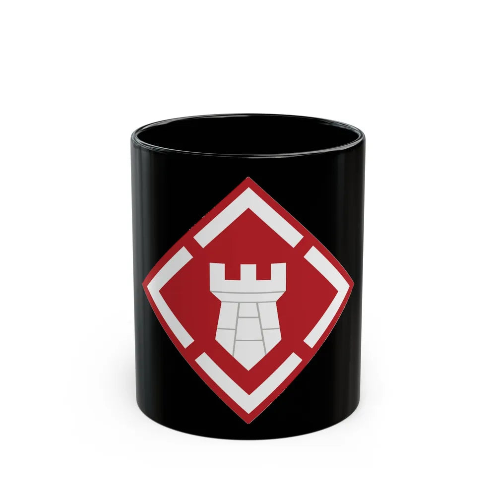 20th Engineer Brigade (U.S. Army) Black Coffee Mug-11oz-Go Mug Yourself