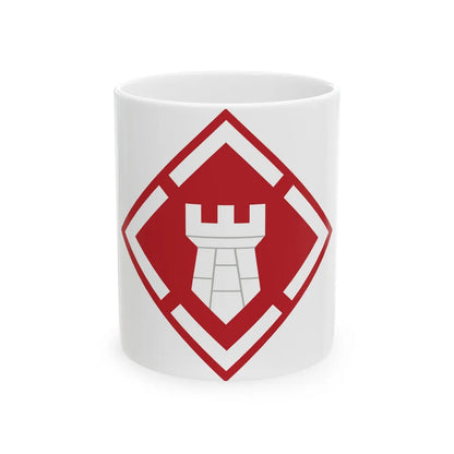 20th Engineer Brigade (U.S. Army) White Coffee Mug-11oz-Go Mug Yourself