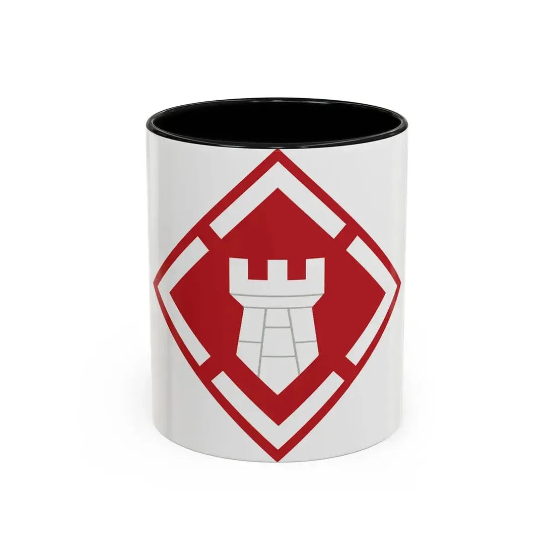 20th Engineer Brigade (U.S. Army) Accent Coffee Mug 11oz Black - Go Mug Yourself