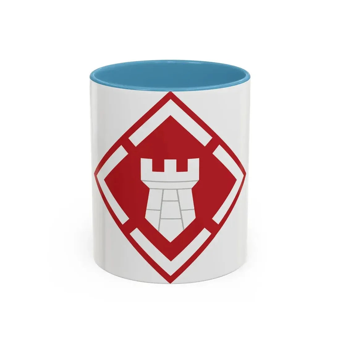 20th Engineer Brigade (U.S. Army) Accent Coffee Mug 11oz Light Blue - Go Mug Yourself