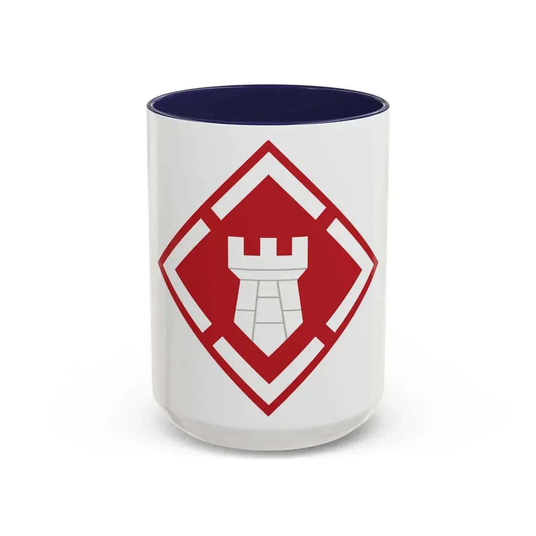 20th Engineer Brigade (U.S. Army) Accent Coffee Mug 15oz Navy - Go Mug Yourself