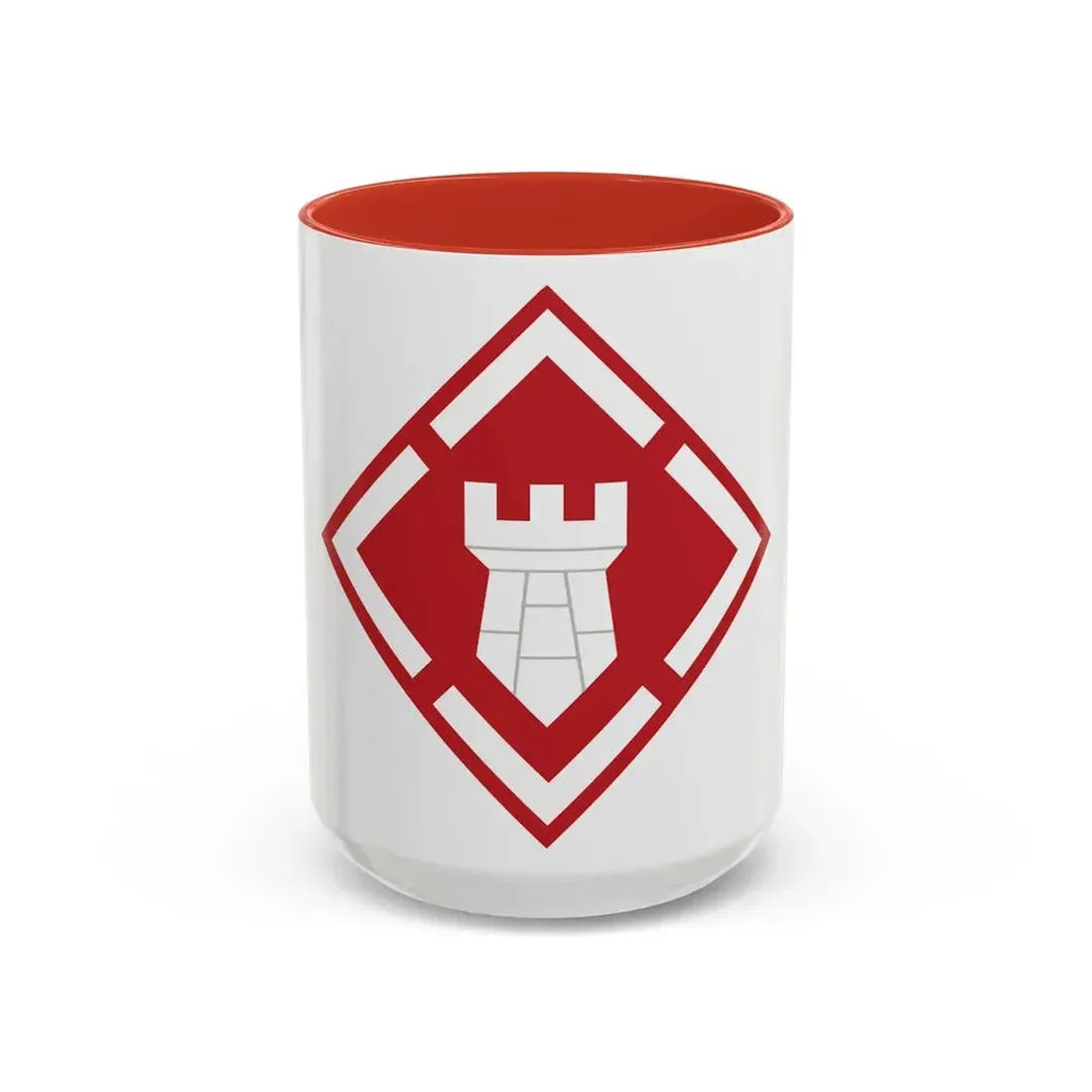 20th Engineer Brigade (U.S. Army) Accent Coffee Mug 15oz Red - Go Mug Yourself