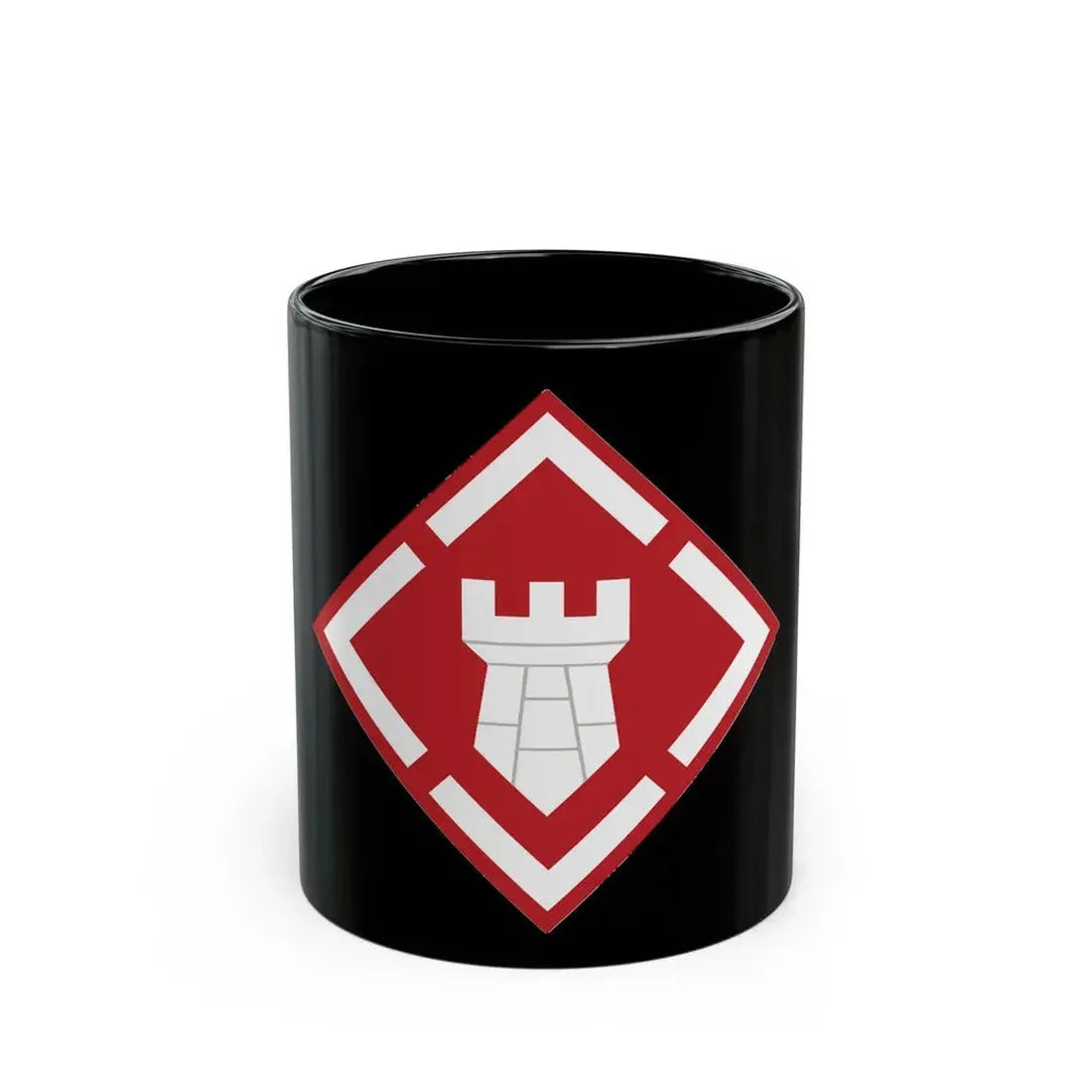 20th Engineer Brigade (U.S. Army) Black Coffee Mug 11oz - Go Mug Yourself