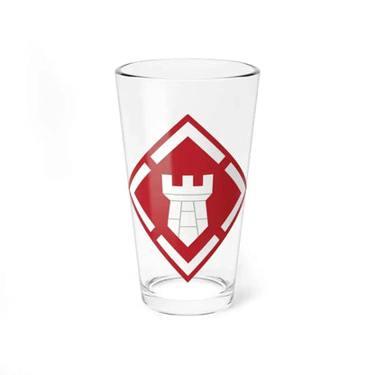20th Engineer Brigade (U.S. Army) Pint Glass 16oz 16oz - Go Mug Yourself