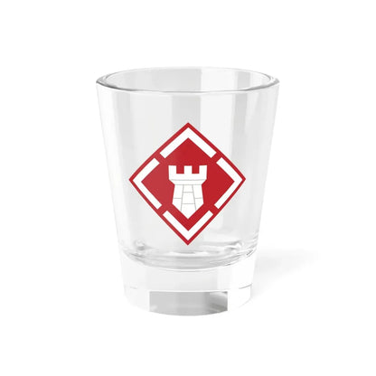 20th Engineer Brigade (U.S. Army) Shot Glass 1.5oz 1.5oz - Go Mug Yourself