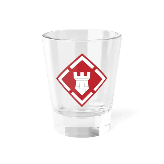 20th Engineer Brigade (U.S. Army) Shot Glass 1.5oz 1.5oz - Go Mug Yourself