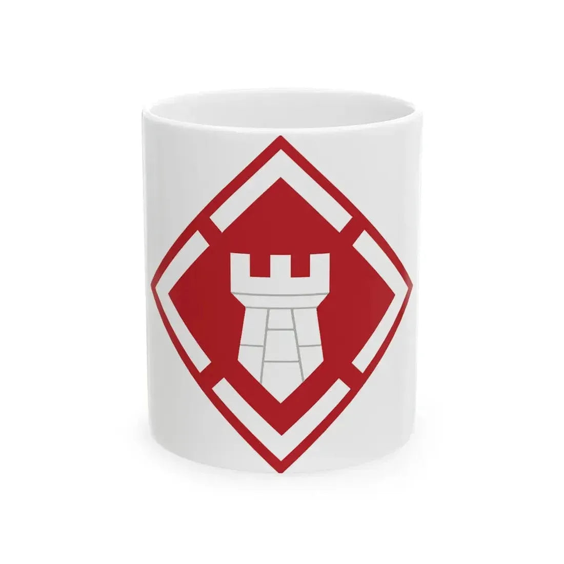 20th Engineer Brigade (U.S. Army) White Coffee Mug 11oz - Go Mug Yourself