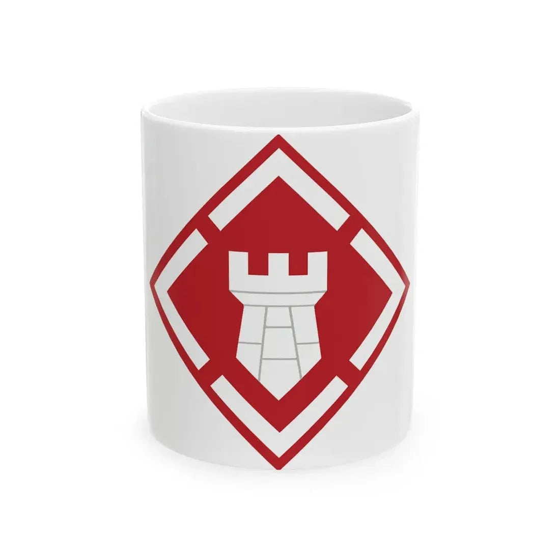 20th Engineer Brigade (U.S. Army) White Coffee Mug - Go Mug Yourself