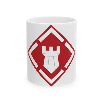 20th Engineer Brigade (U.S. Army) White Coffee Mug - Go Mug Yourself