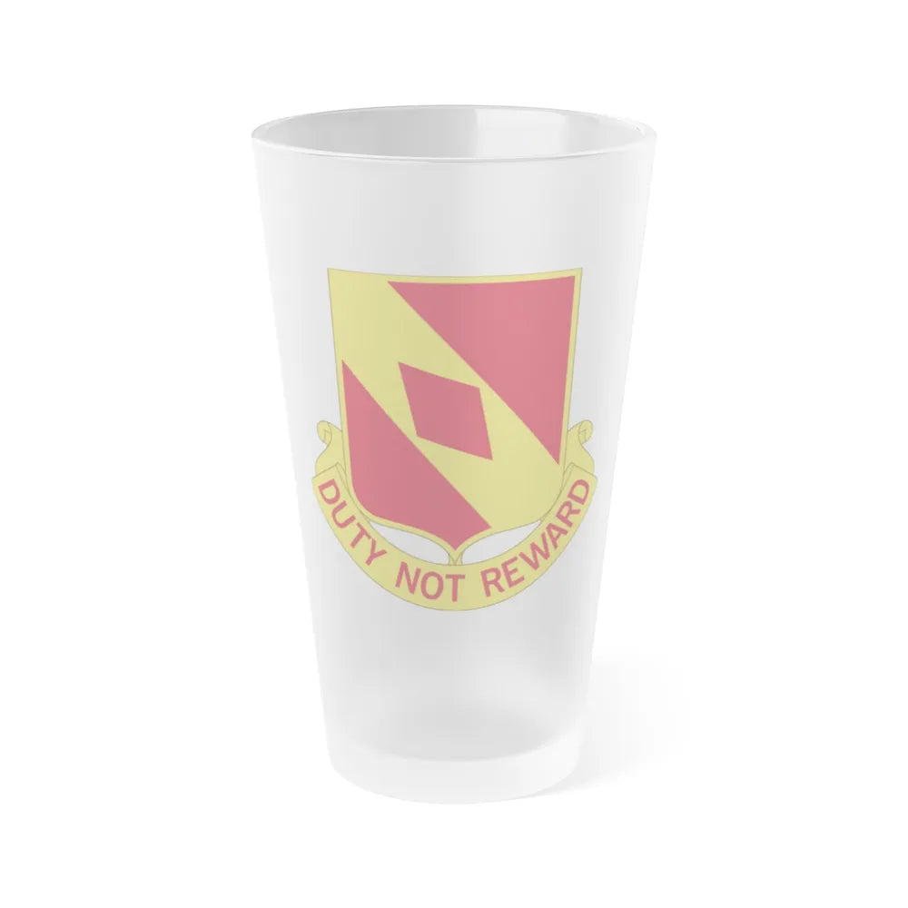 20th Field Artillery Regiment (U.S. Army) Frosted Pint Glass 16oz-Go Mug Yourself