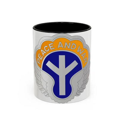 21 Aviation Battalion (U.S. Army) Accent Coffee Mug 11oz Black - Go Mug Yourself