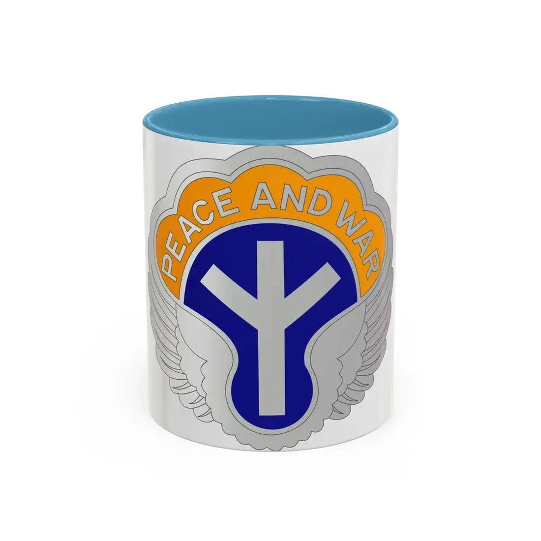 21 Aviation Battalion (U.S. Army) Accent Coffee Mug 11oz Light Blue - Go Mug Yourself