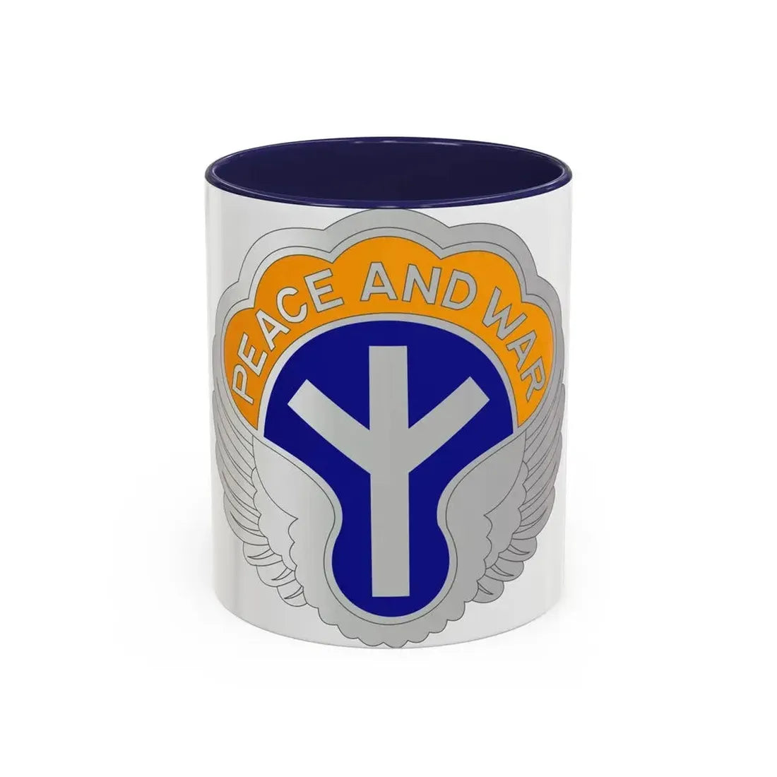 21 Aviation Battalion (U.S. Army) Accent Coffee Mug 11oz Navy - Go Mug Yourself