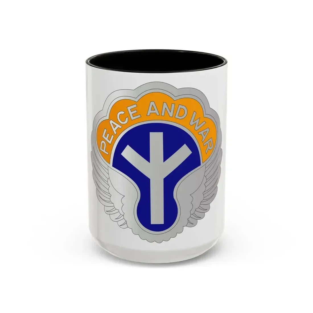 21 Aviation Battalion (U.S. Army) Accent Coffee Mug 15oz Black - Go Mug Yourself