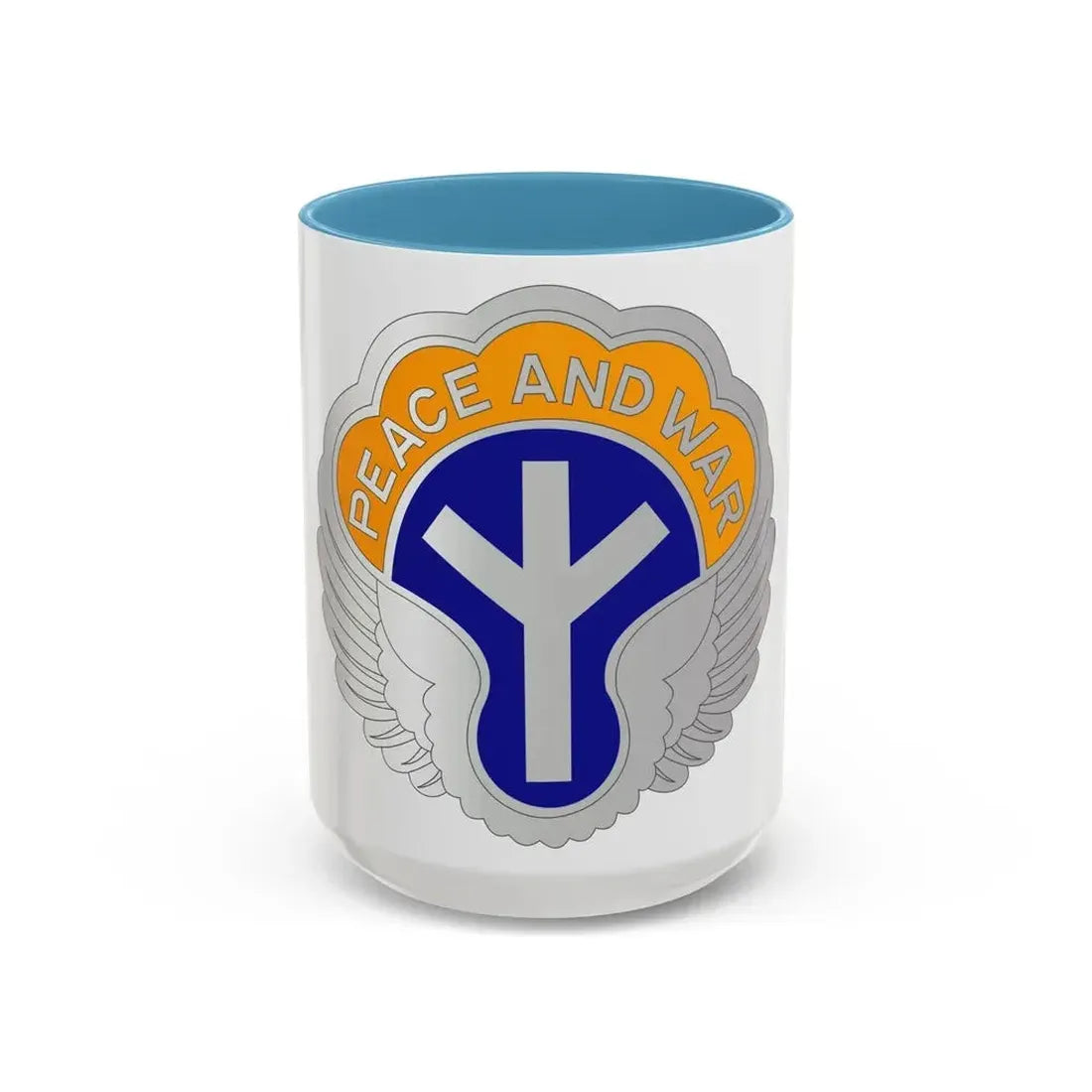 21 Aviation Battalion (U.S. Army) Accent Coffee Mug 15oz Light Blue - Go Mug Yourself