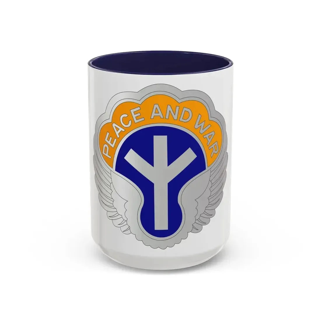 21 Aviation Battalion (U.S. Army) Accent Coffee Mug 15oz Navy - Go Mug Yourself