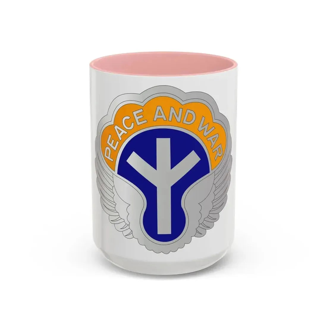 21 Aviation Battalion (U.S. Army) Accent Coffee Mug 15oz Pink - Go Mug Yourself