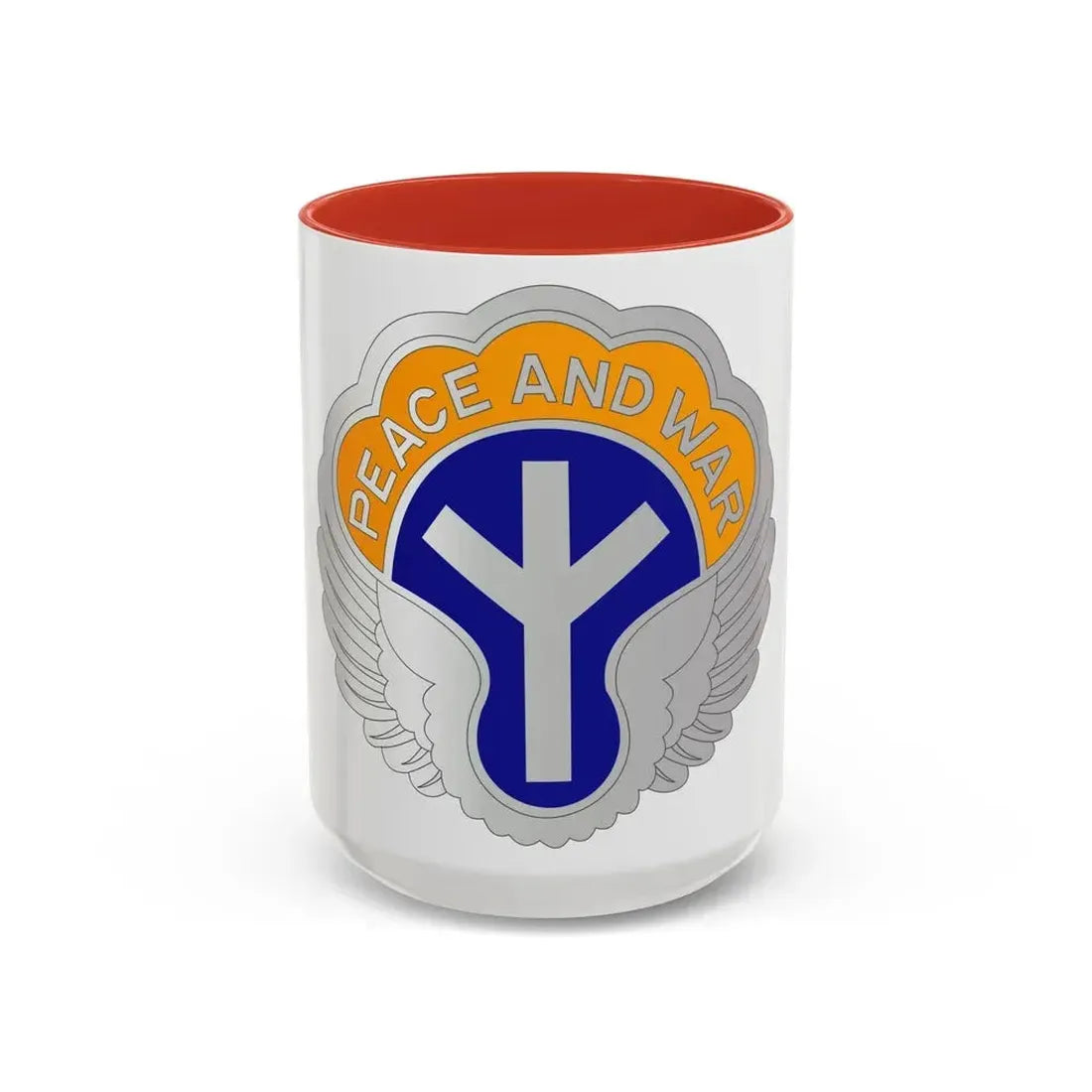 21 Aviation Battalion (U.S. Army) Accent Coffee Mug 15oz Red - Go Mug Yourself