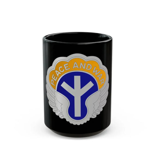21 Aviation Battalion (U.S. Army) Black Coffee Mug 15oz - Go Mug Yourself
