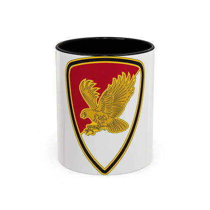 21 Cavalry Brigade (U.S. Army) Accent Coffee Mug-11oz-Black-Go Mug Yourself