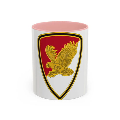 21 Cavalry Brigade (U.S. Army) Accent Coffee Mug-11oz-Pink-Go Mug Yourself