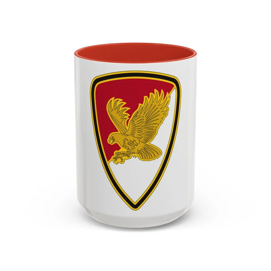 21 Cavalry Brigade (U.S. Army) Accent Coffee Mug-11oz-Red-Go Mug Yourself