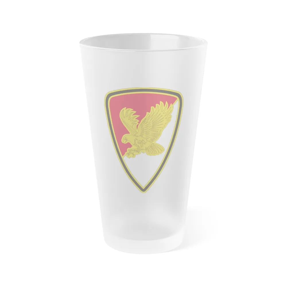 21 Cavalry Brigade (U.S. Army) Frosted Pint Glass 16oz-Go Mug Yourself