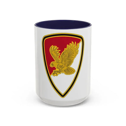 21 Cavalry Brigade (U.S. Army) Accent Coffee Mug 15oz Navy - Go Mug Yourself
