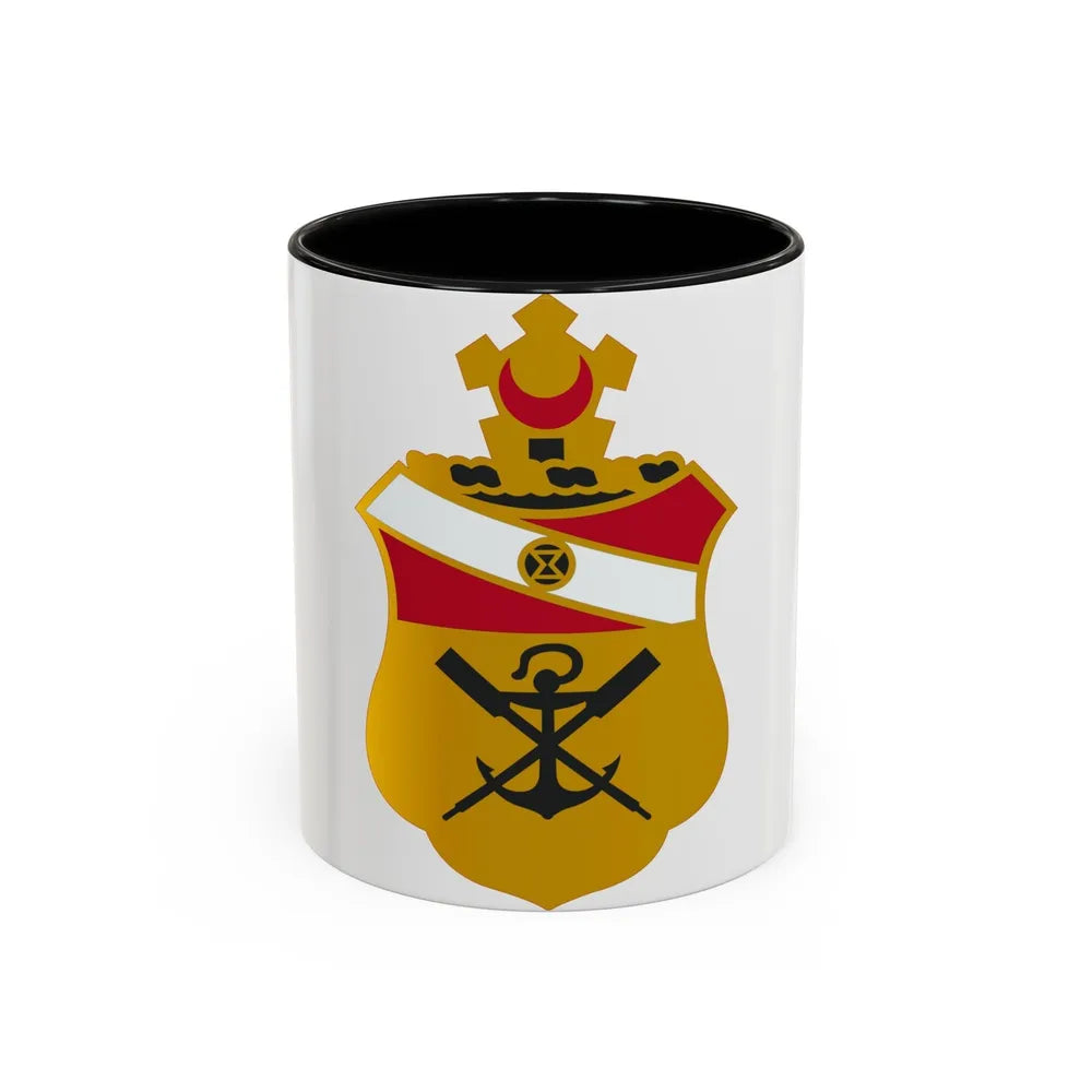 21 Engineer Battalion (U.S. Army) Accent Coffee Mug-11oz-Black-Go Mug Yourself