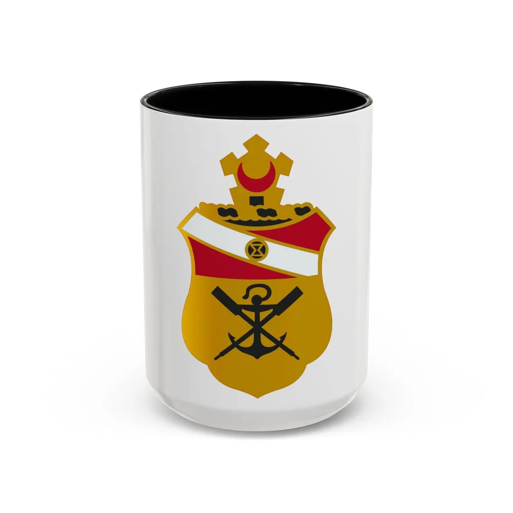 21 Engineer Battalion (U.S. Army) Accent Coffee Mug-15oz-Black-Go Mug Yourself