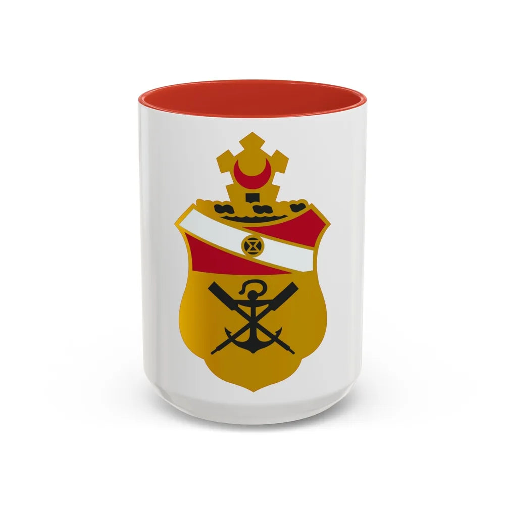 21 Engineer Battalion (U.S. Army) Accent Coffee Mug-11oz-Light Blue-Go Mug Yourself