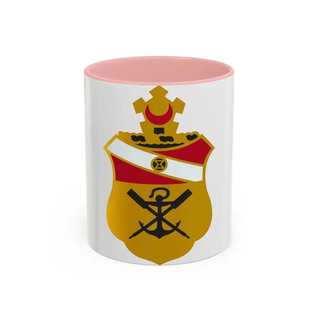 21 Engineer Battalion (U.S. Army) Accent Coffee Mug 11oz Pink - Go Mug Yourself