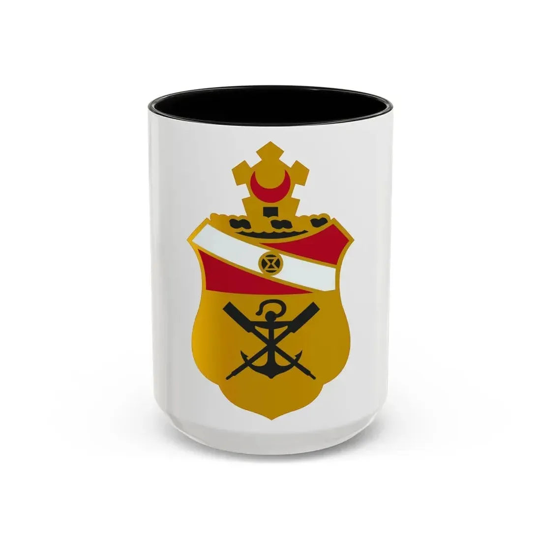 21 Engineer Battalion (U.S. Army) Accent Coffee Mug 15oz Black - Go Mug Yourself