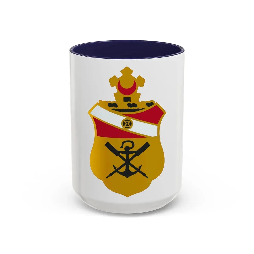 21 Engineer Battalion (U.S. Army) Accent Coffee Mug 15oz Navy - Go Mug Yourself