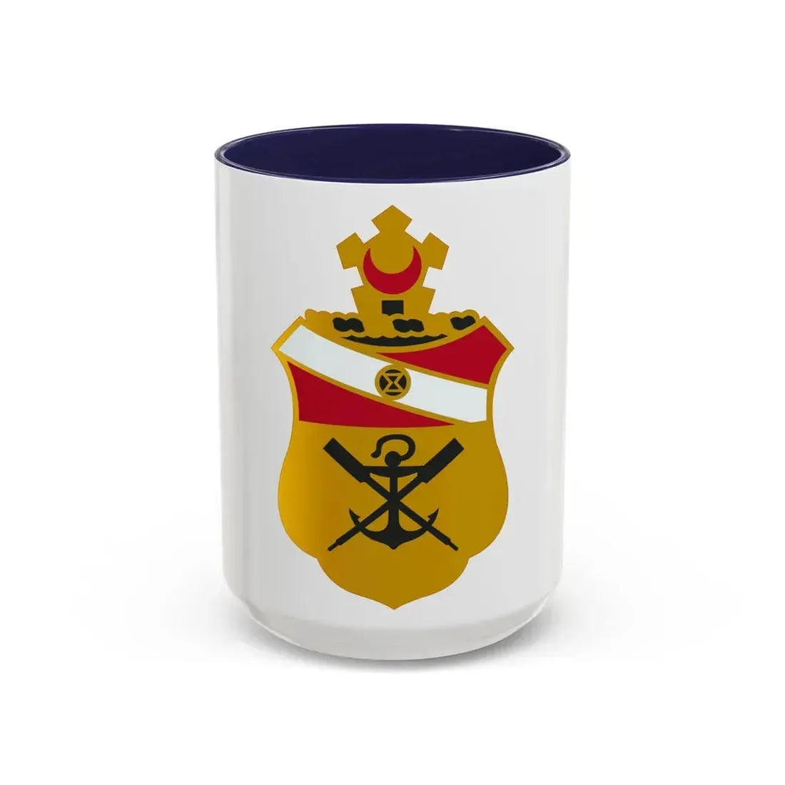 21 Engineer Battalion (U.S. Army) Accent Coffee Mug 15oz Navy - Go Mug Yourself
