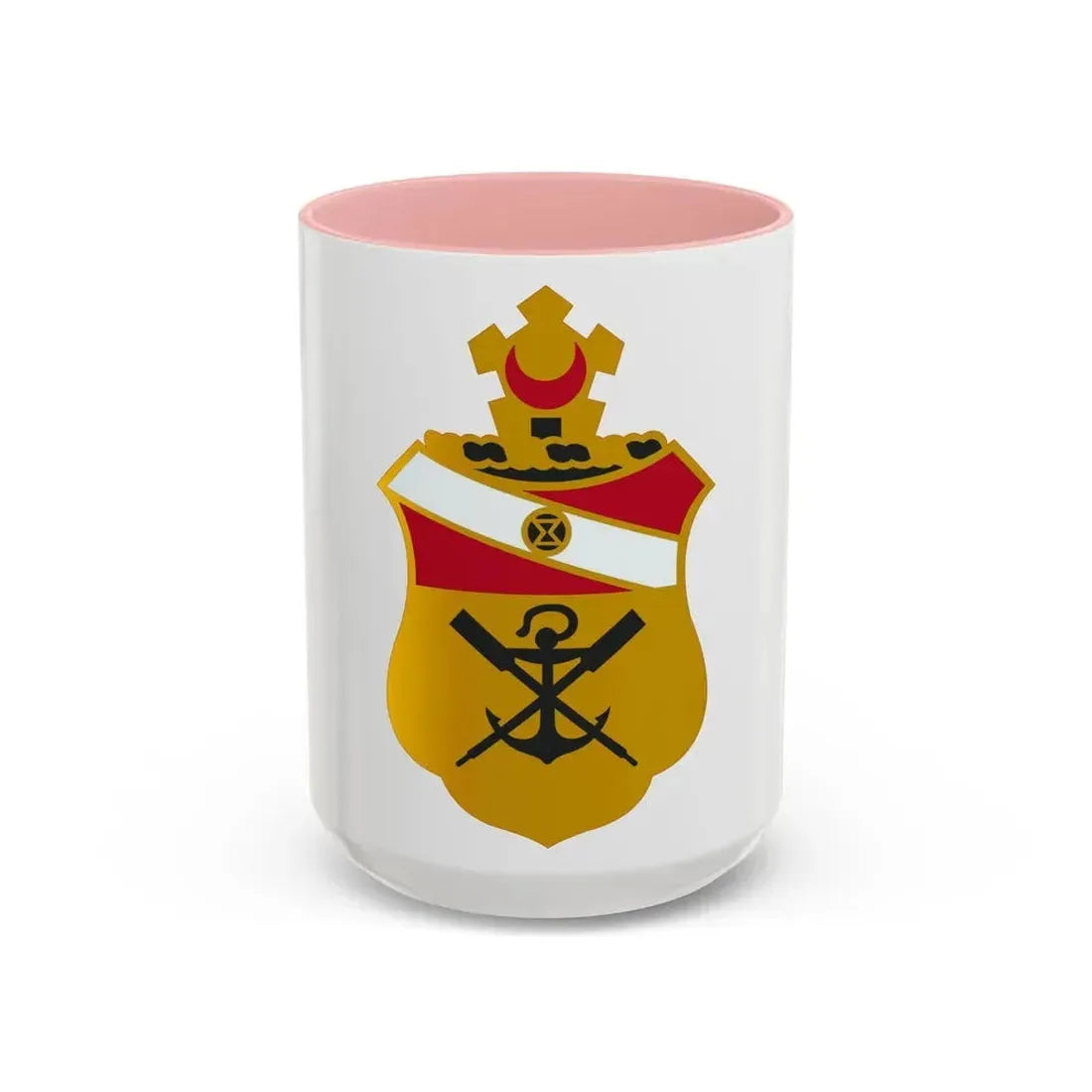 21 Engineer Battalion (U.S. Army) Accent Coffee Mug 15oz Pink - Go Mug Yourself