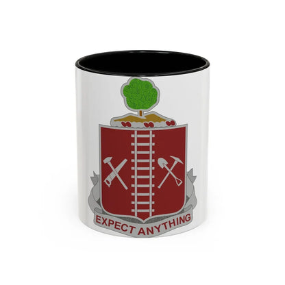 21 Engineer Regiment (U.S. Army) Accent Coffee Mug-11oz-Black-Go Mug Yourself