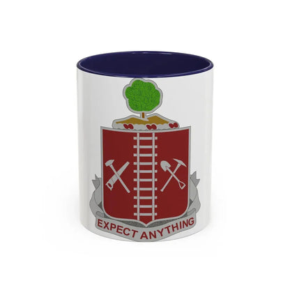 21 Engineer Regiment (U.S. Army) Accent Coffee Mug 11oz Navy - Go Mug Yourself