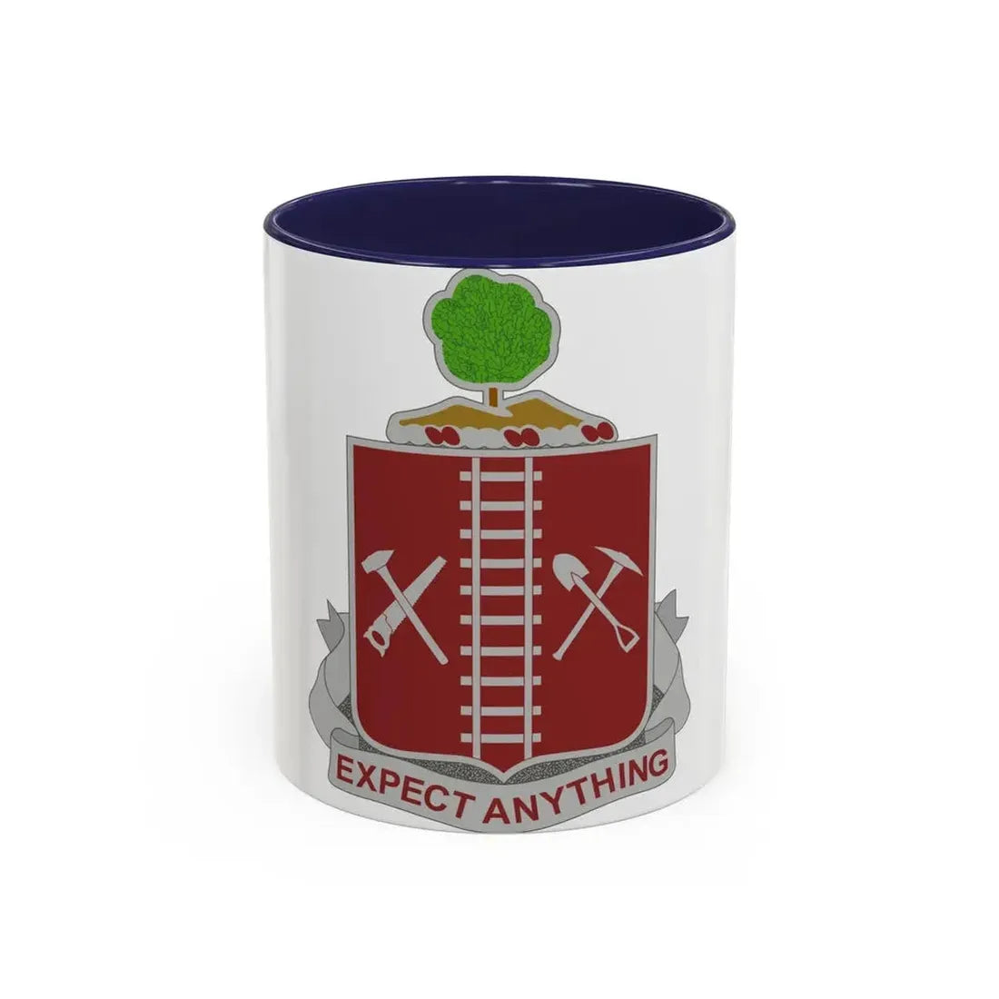 21 Engineer Regiment (U.S. Army) Accent Coffee Mug 11oz Navy - Go Mug Yourself