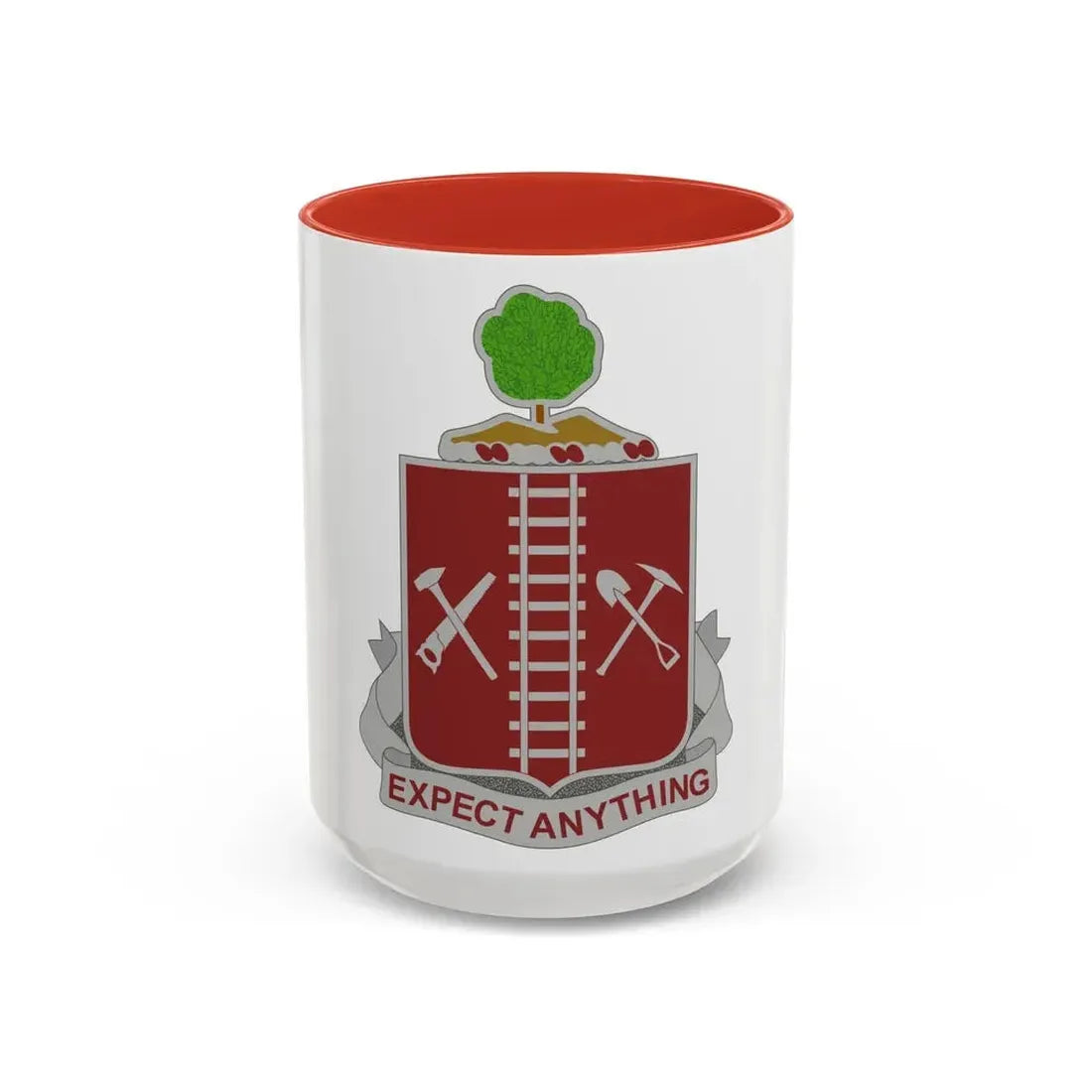 21 Engineer Regiment (U.S. Army) Accent Coffee Mug 15oz Pink - Go Mug Yourself