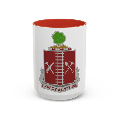 21 Engineer Regiment (U.S. Army) Accent Coffee Mug 15oz Pink - Go Mug Yourself