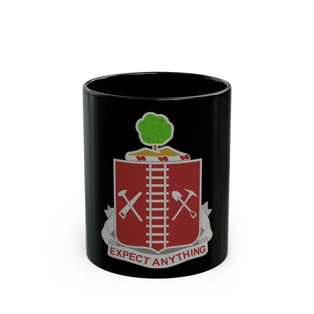 21 Engineer Regiment (U.S. Army) Black Coffee Mug 11oz - Go Mug Yourself