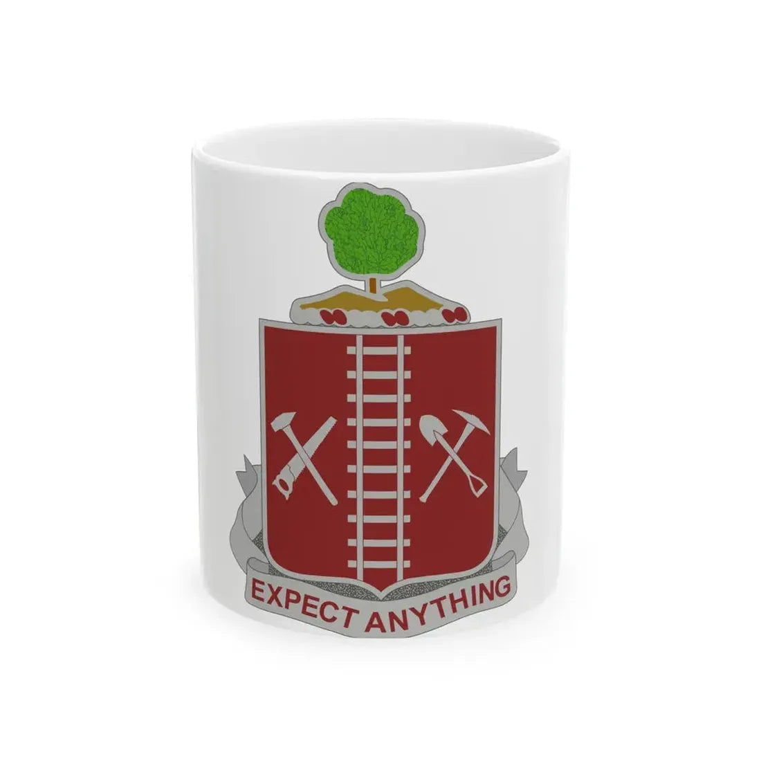 21 Engineer Regiment (U.S. Army) White Coffee Mug 11oz - Go Mug Yourself