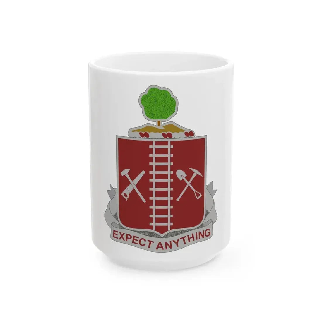 21 Engineer Regiment (U.S. Army) White Coffee Mug 15oz - Go Mug Yourself